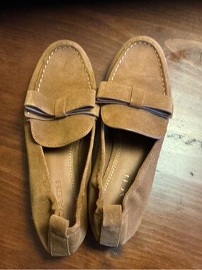 Coach Henny Camel slip on loafer